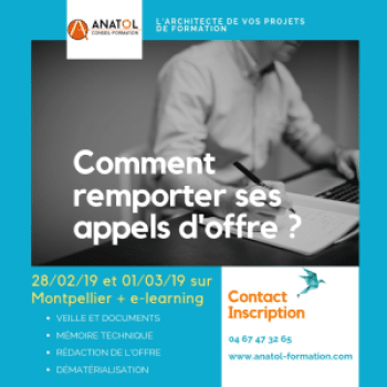 formation appels d'offre ANATOL Formation
